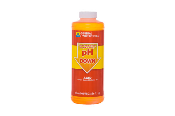 General Hydroponics - pH Down Liquid - Precision pH Control for Optimal Plant Health
