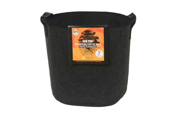 Gro Pro - Essential Round Fabric Pot with Handles