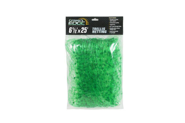 Grower's Edge - Green Trellis Netting (6.5x25 ft)