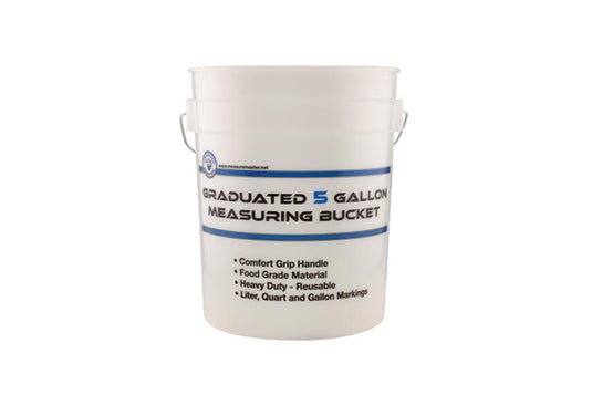 Measure Master 5 Gallon Graduated Measuring Bucket | Comfort Grip ...