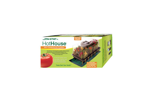 Jump Start Hot House - Heat Mat, Tray, 72-Cell Insert, 7.5" Dome