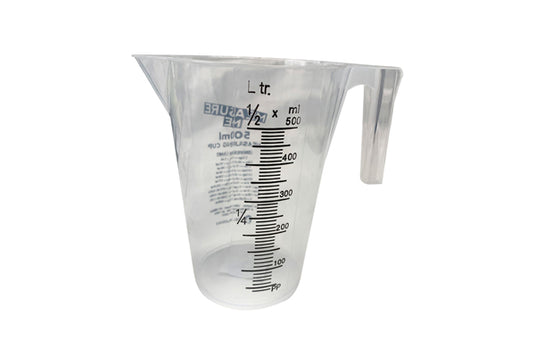Measure Me - Measuring Cup - Durable Plastic - Easy-Read Conversion Chart - Multiple Sizes