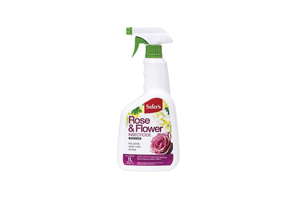 Safer's - Rose & Flower Insecticide RTU - Bug-Free Bloom Protector (1L)