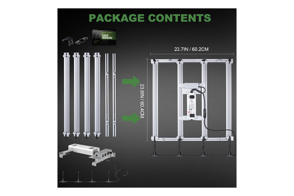 Mars Hydro - FC-E3000 Bridgelux 300W LED Grow Light - 4'x4' Coverage