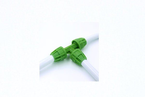 FloraFlex Pipe Fitting Tee 16-17mm
