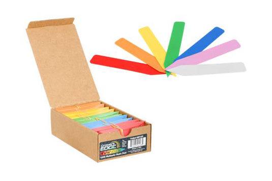 Grower's Edge - Plant Stake Labels - 50 Multicolor Pack - Seed and Plant Markers