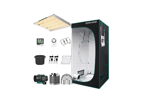 Mars Hydro - TSW 2000 LED Grow Light & 4'X4' Indoor Complete Grow Tent Kit